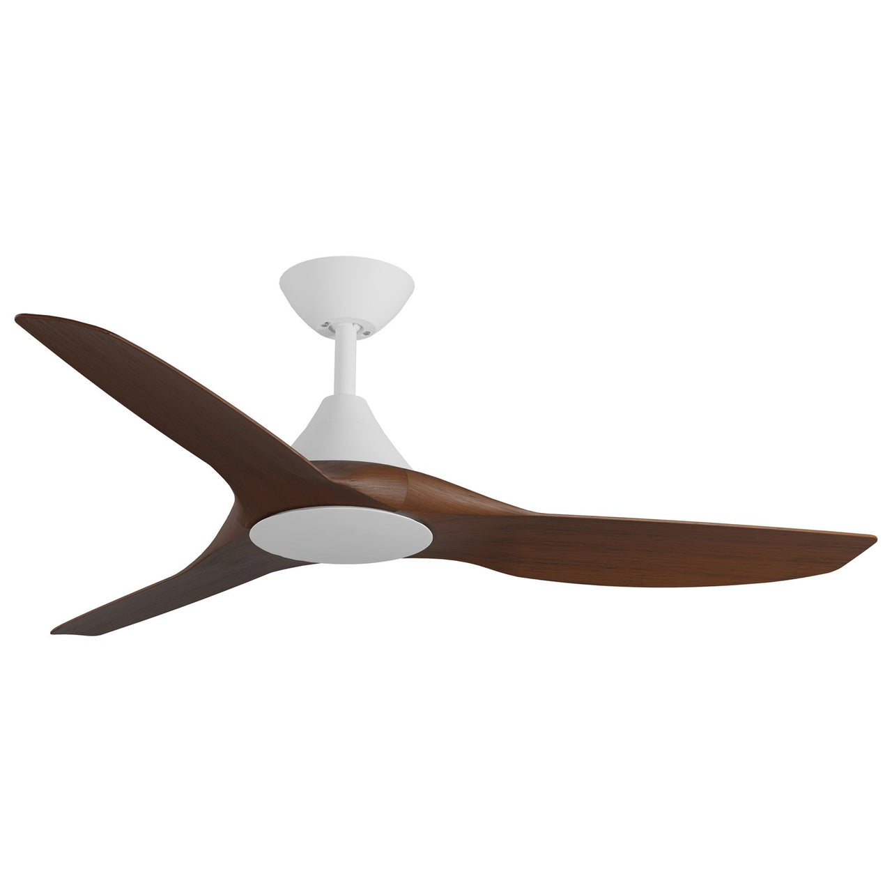 Calibo Smart CloudFan ABS Energy Efficient DC Ceiling Cloud Fan and Remote in White with Koa