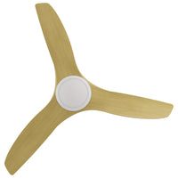 Thumbnail for Calibo Smart CloudFan ABS DC Ceiling Cloud Fan with 20W CCT LED Light and Remote in White with Bamboo