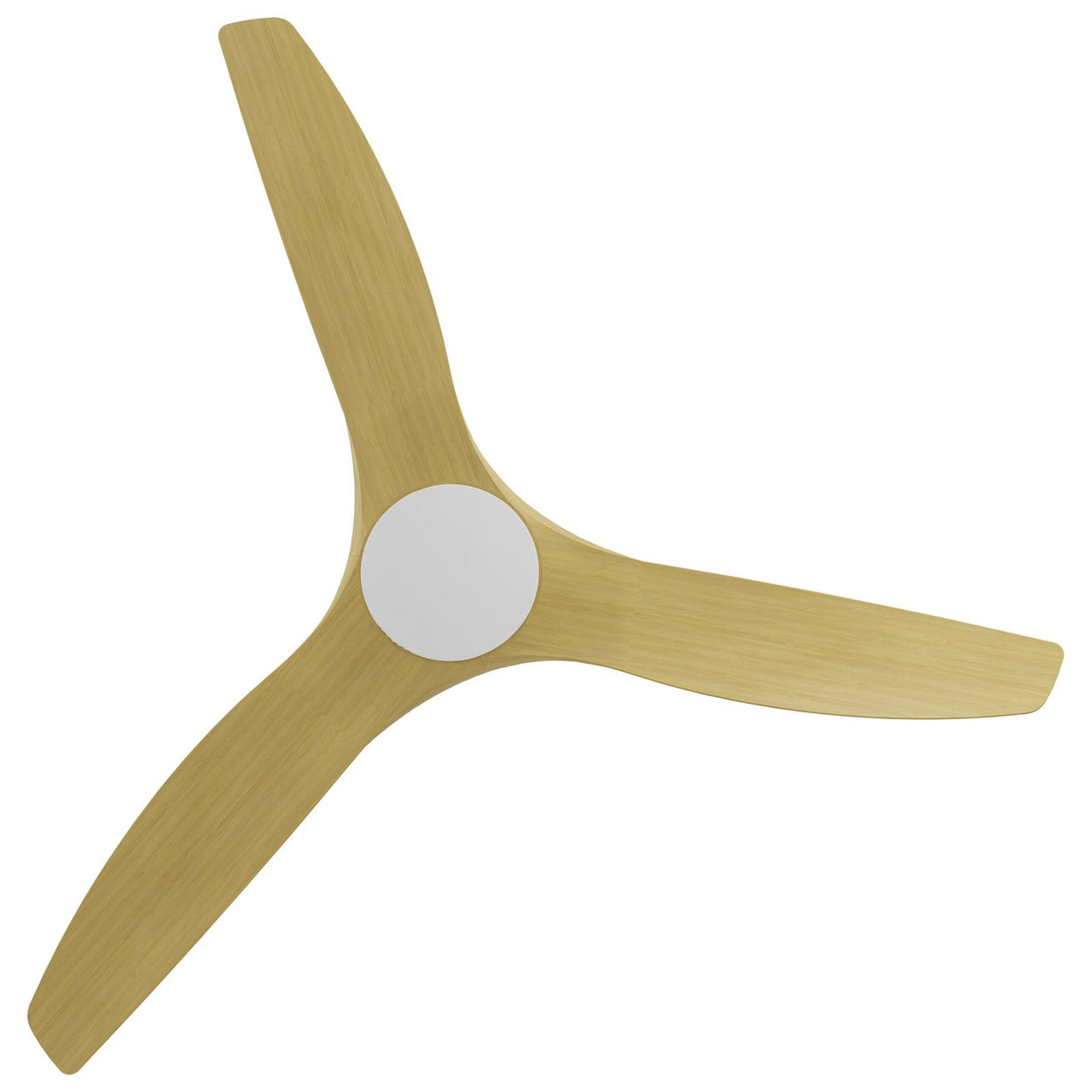 Calibo Smart CloudFan 60" (1520mm) ABS Energy Efficient DC Ceiling Cloud Fan and Remote in White with Bamboo