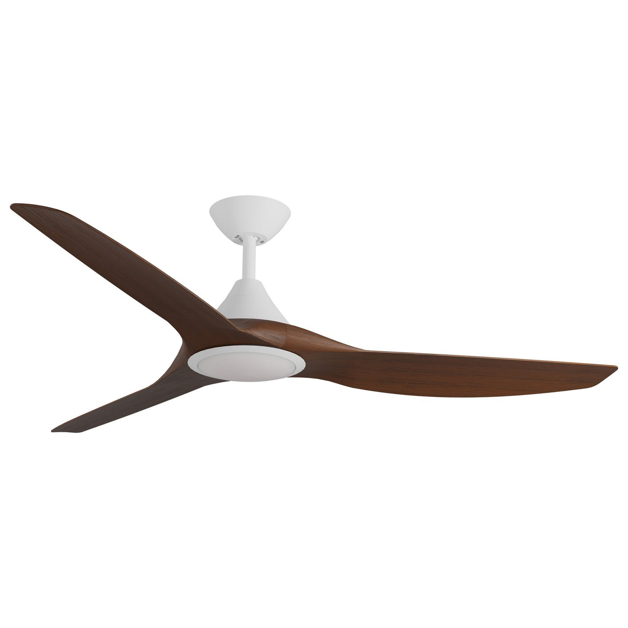 Calibo Smart CloudFan 60" (1520mm) ABS DC Ceiling Cloud Fan with 20W CCT LED Light and Remote in White with Koa