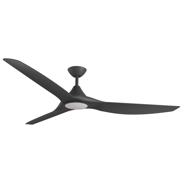 Calibo Smart CloudFan 72" (1830mm) ABS DC Ceiling Cloud Fan with 20W CCT LED Light and Remote In Black