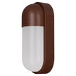 Drift 10W LED Tri-Colour Bunker Exterior Wall Light Non Dimmable Rust IP65