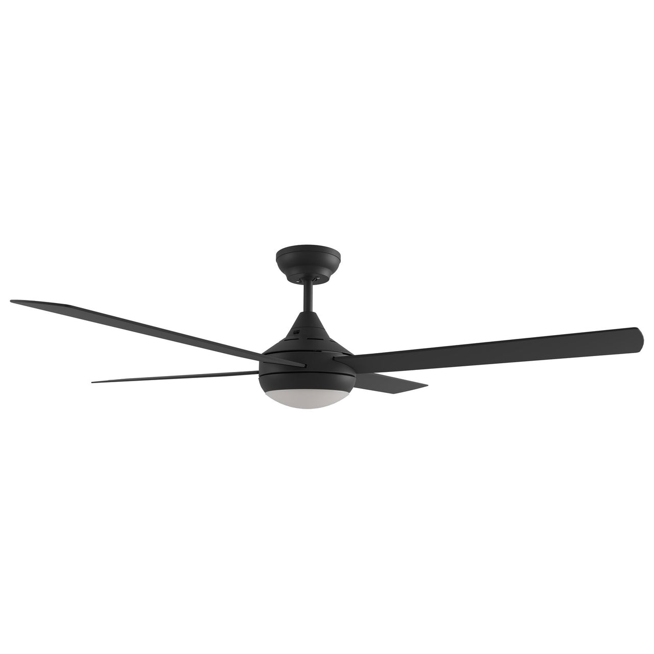 Calibo Heron Indoor/Outdoor AC Ceiling Fan with 18W CCT LED Light in Black