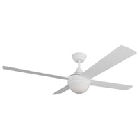 Thumbnail for Heron AC Ceiling Fan with ABS Blades and Light in White