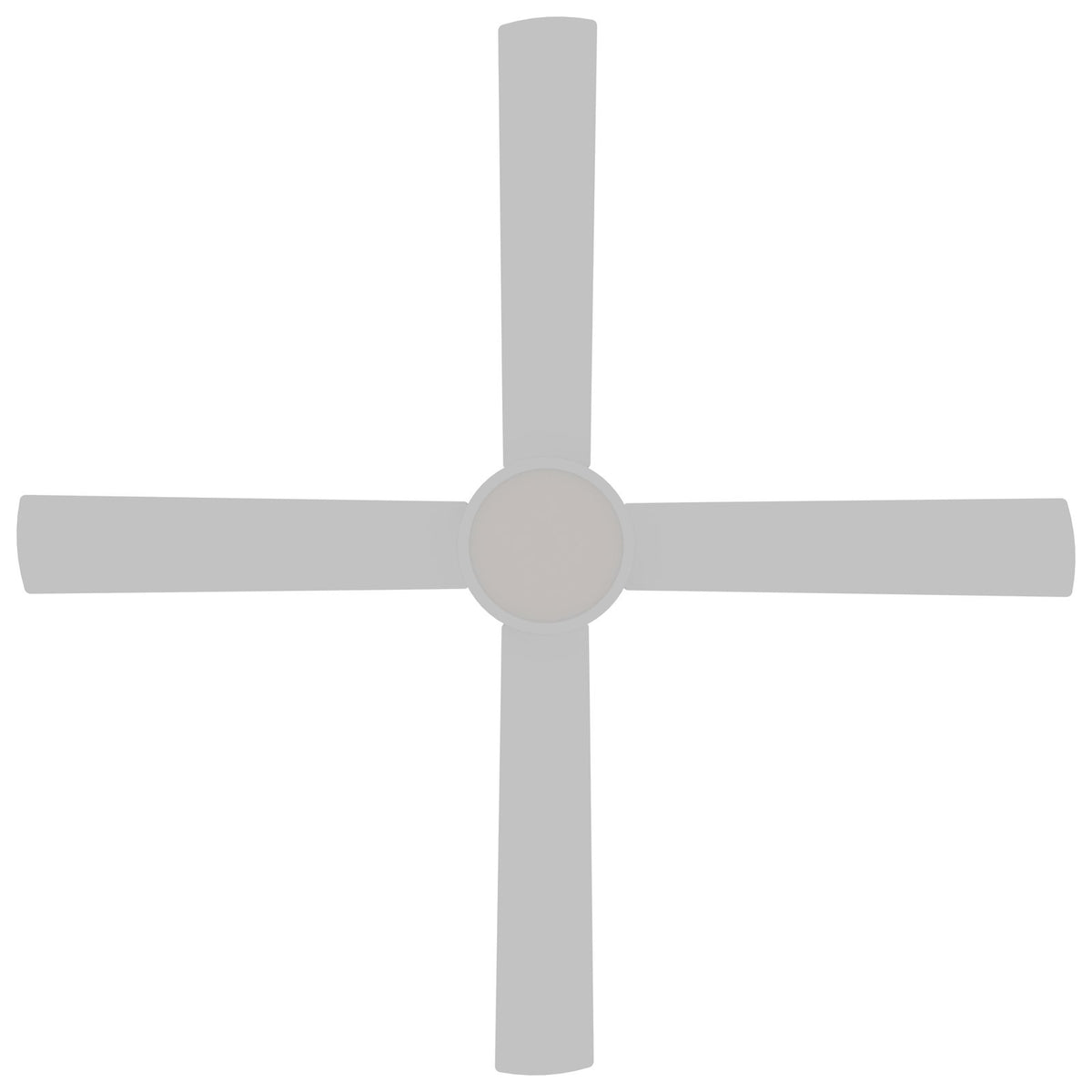 Calibo Heron Indoor/Outdoor AC Ceiling Fan with 18W CCT LED Light in White