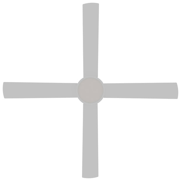 Calibo Heron Indoor/Outdoor AC Ceiling Fan with 18W CCT LED Light in White