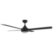 Calibo Kestrel Indoor/Outdoor DC Ceiling Fan with 18W CCT LED Light & Remote in Black