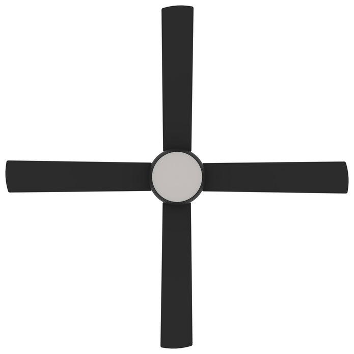 Calibo Kestrel Indoor/Outdoor DC Ceiling Fan with 18W CCT LED Light & Remote in Black