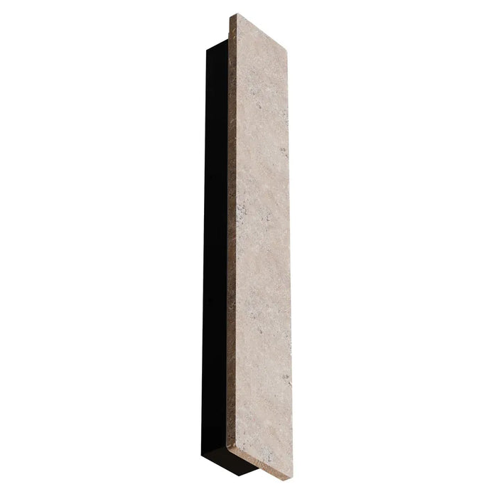 Orville Backlit Travertine 600mm Wall Light 16W LED Tri color Non Dimmable IP65