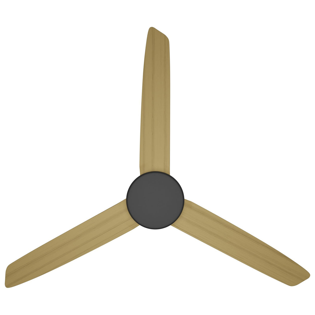 Calibo Profile 50" (1250mm) DC Low Profile Ceiling Fan with Remote in Black with Bamboo