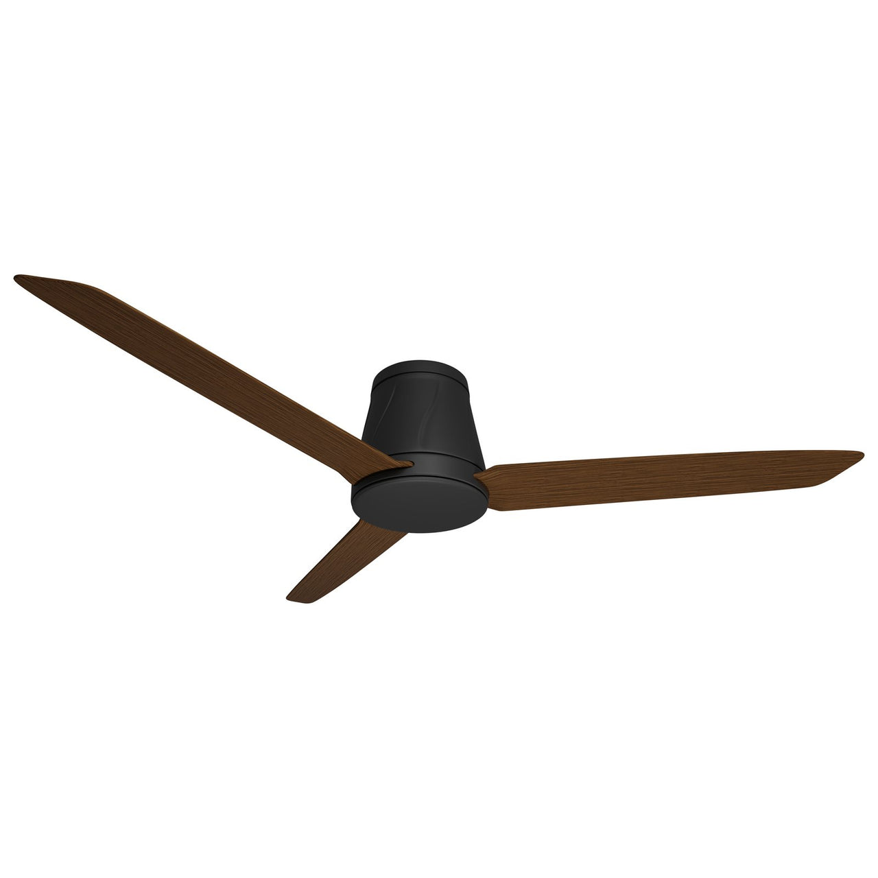 Calibo Profile 50" (1250mm) DC Low Profile Ceiling Fan with Remote in Black with Koa