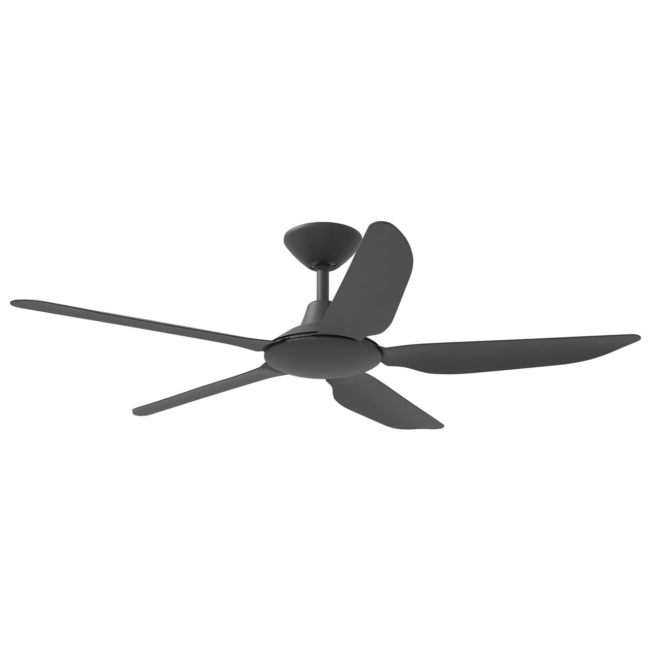 Calibo Storm 5 Blade Indoor/Outdoor DC Ceiling Fan with DC Wall Controller & Remote In Black