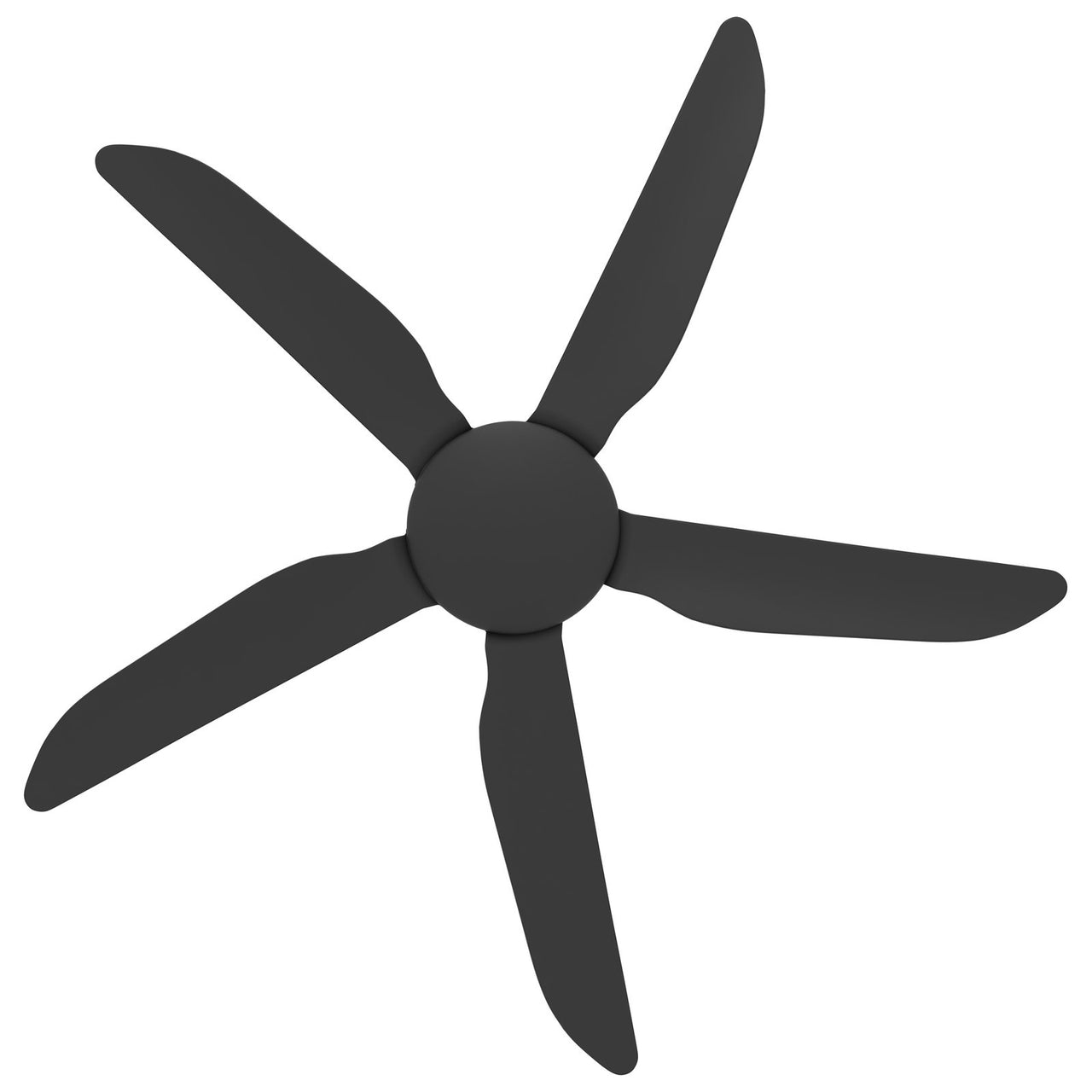 Calibo Storm 5 Blade Indoor/Outdoor DC Ceiling Fan with DC Wall Controller & Remote In Black