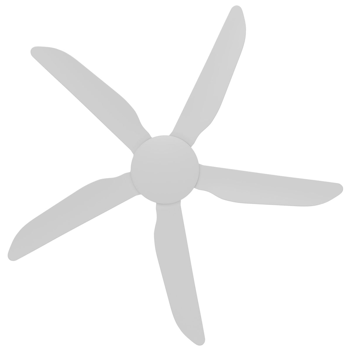 Calibo Storm 5 Blade Indoor/Outdoor DC Ceiling Fan with DC Wall Controller & Remote In White