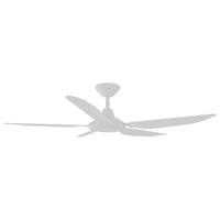 Thumbnail for Calibo Storm 5 Blade 18W Tricolour LED Light Indoor/Outdoor DC Ceiling Fan & Remote In White