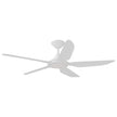 Calibo Storm 5 Blade 18W Tricolour LED Light Indoor/Outdoor DC Ceiling Fan & Remote In White