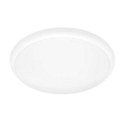 Conrad 200mm LED Oyster Light 15w Tricolour White