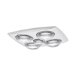 Contour 4  4 Heat 3 in 1 Bathroom Heater Exhaust Fan & 8w LED Light White