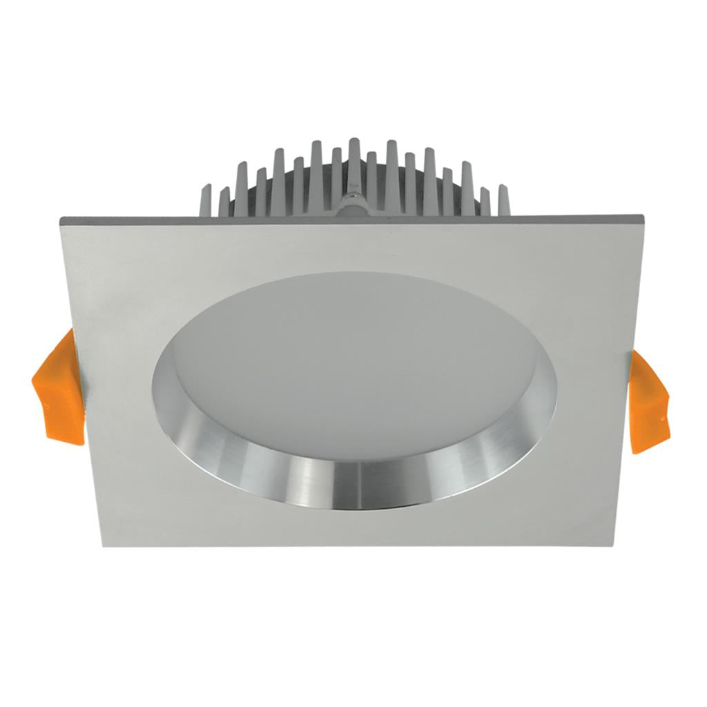 deco 13 square 13w dimmable led downlight aluminium frame