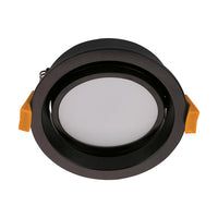 Thumbnail for deco 13 round 13w tiltable led downlight matt black