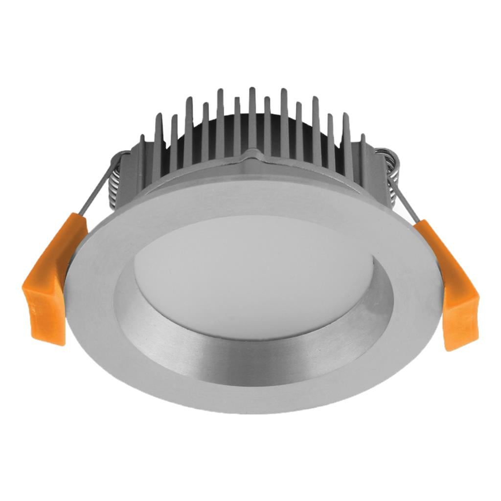 deco 8 round 8w dimmable led downlight aluminium frame