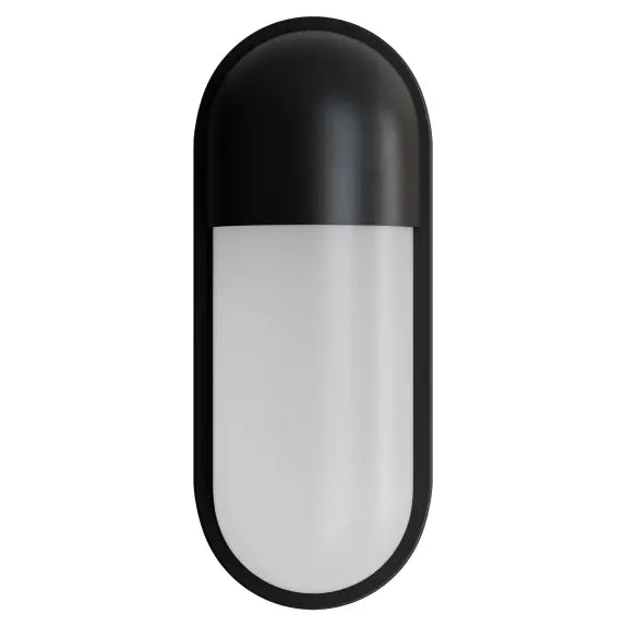 Drift 10W LED Tri-Colour Bunker Exterior Wall Light Non Dimmable Tri Colour Black IP65