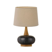 Thumbnail for Earl Black and Oak Table Lamp