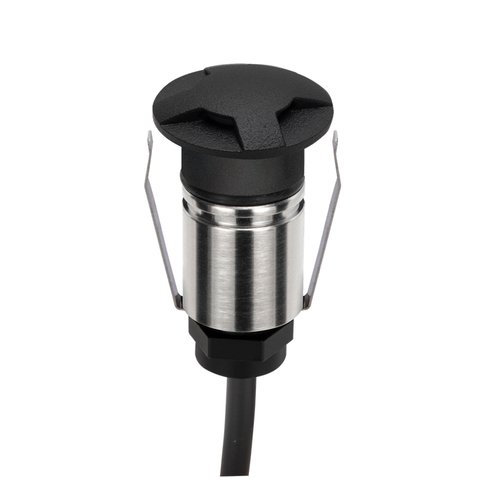 Emit 25mm RGBW  36° Led 12/24V Decklight Stainless Steel Black