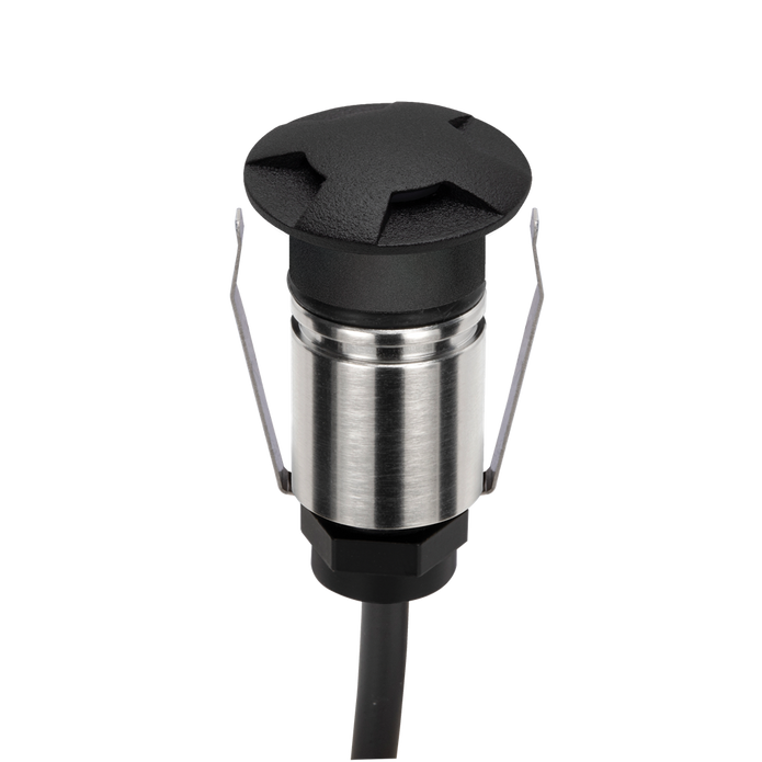 Emit 25mm RGBW  36° Led 12/24V Decklight Stainless Steel Black