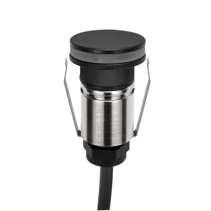 Emit 25mm RGBW  36° Led 12/24V Decklight Stainless Steel Black