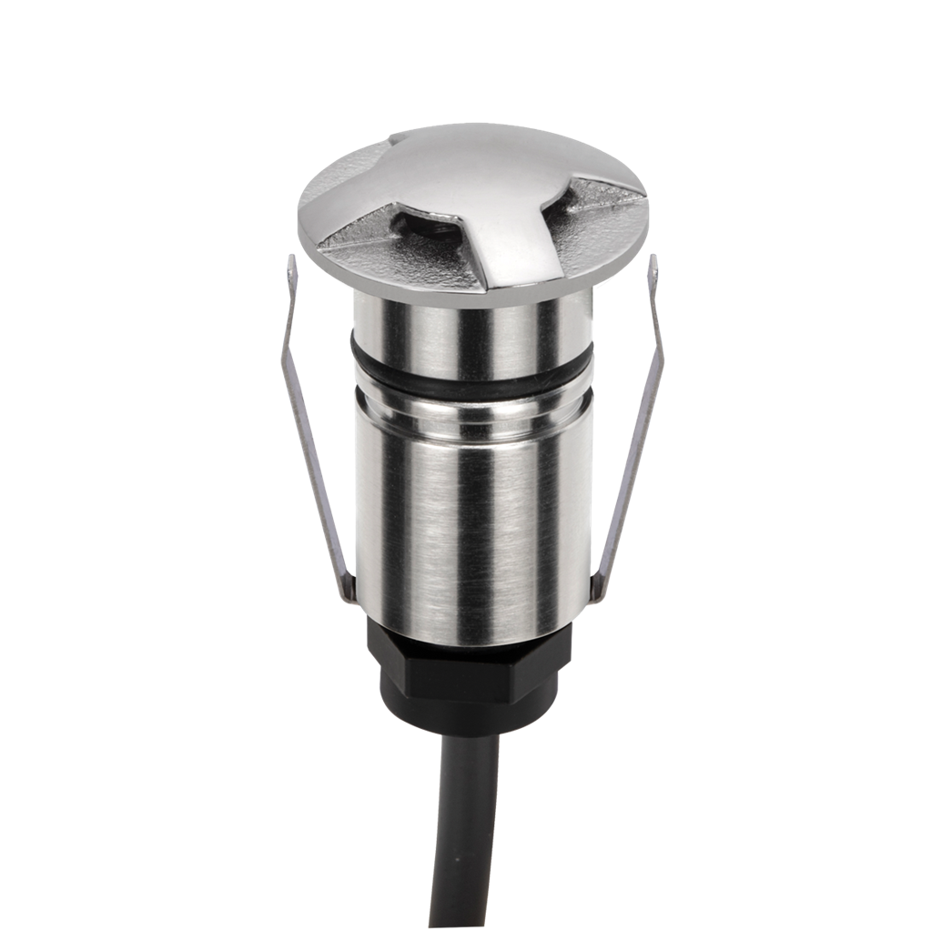 Emit 25mm RGBW  36° Led 12/24V Decklight 316 Stainless Steel