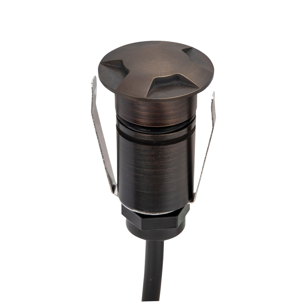 Emit 25mm 1W 36° Led Trio 12/24V Decklight Antique Brass