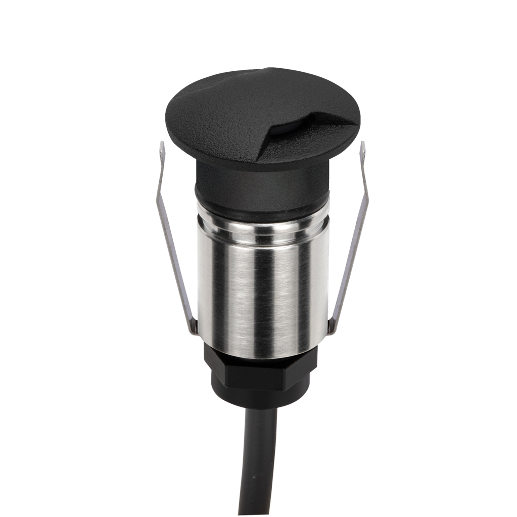 Emit 25mm 1W 36° Led Trio 12/24V Decklight Stainless Steel Black