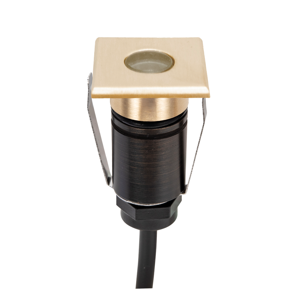 Emit 25mm 1W 36° Led Trio 12/24V Decklight Brushed Brass