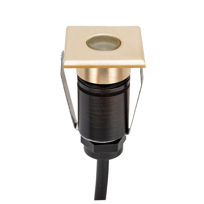 Emit 25mm 1W 36° Led Trio 12/24V Decklight Brushed Brass