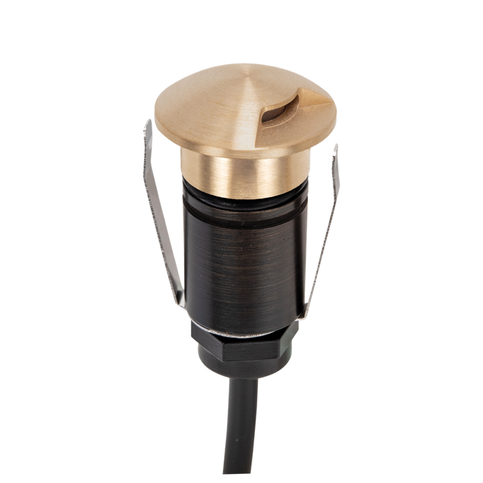 Emit 25mm 1W 36° Led Trio 12/24V Decklight Brushed Brass