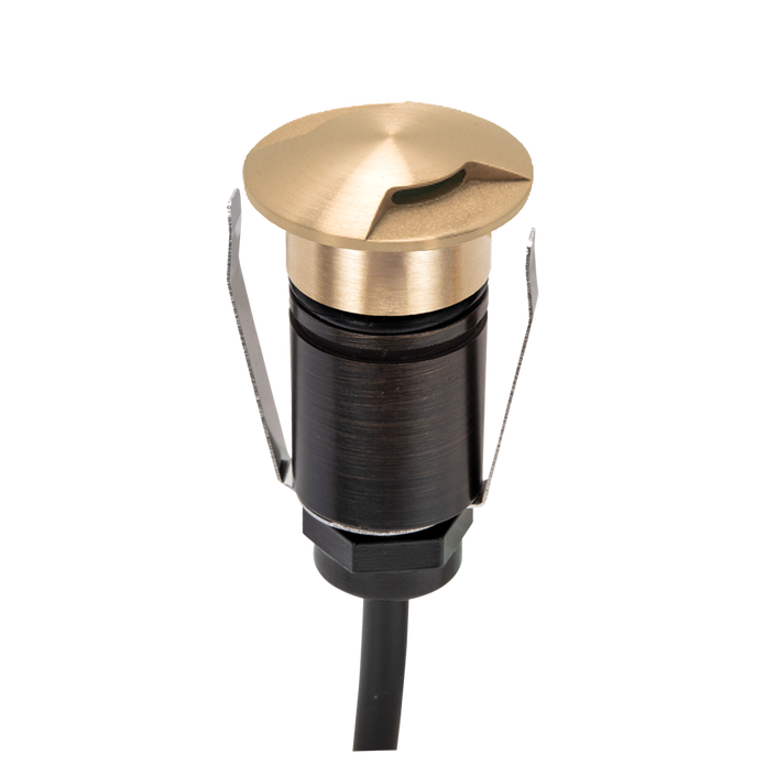 Emit 25mm 1W 36° Led Trio 12/24V Decklight Brushed Brass