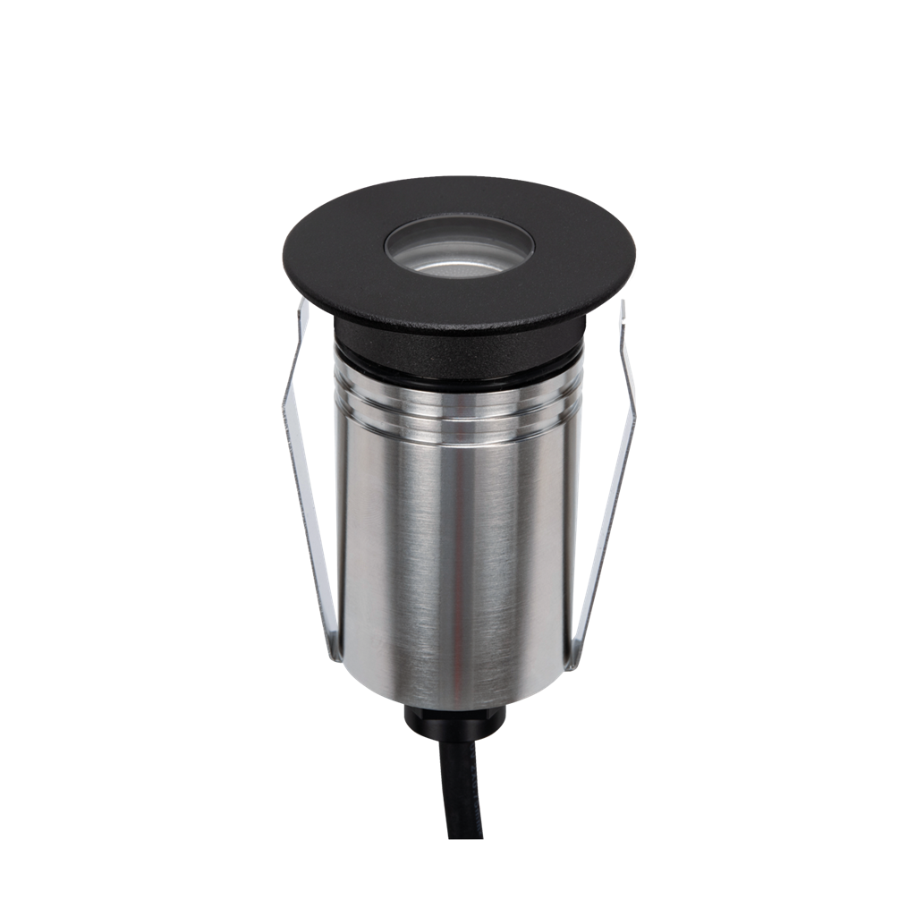 Emit 55mm RGBW  36° Led 12/24V Decklight Stainless Steel Black 