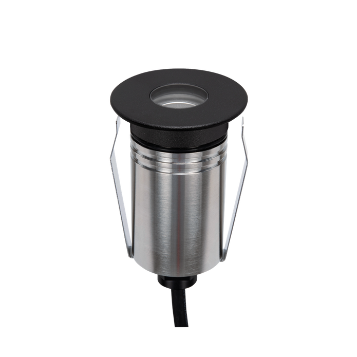 Emit 55mm RGBW  36° Led 12/24V Decklight Stainless Steel Black