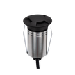 Emit 55mm RGBW  36° Led 12/24V Decklight Stainless Steel Black
