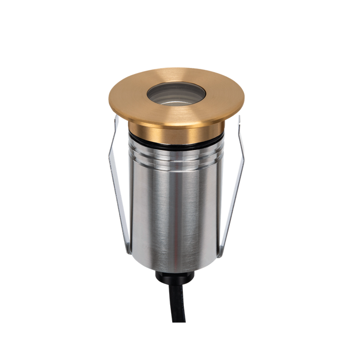 Emit 55mm RGBW  36° Led 12/24V Decklight Brushed Brass