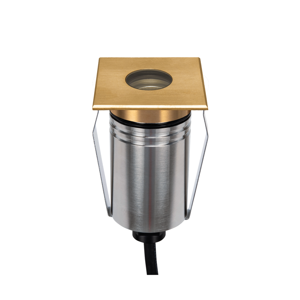 Emit 55mm RGBW  36° Led 12/24V Decklight Brushed Brass 