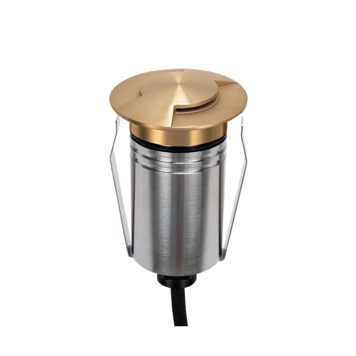 Emit 55mm RGBW  36° Led 12/24V Decklight Brushed Brass