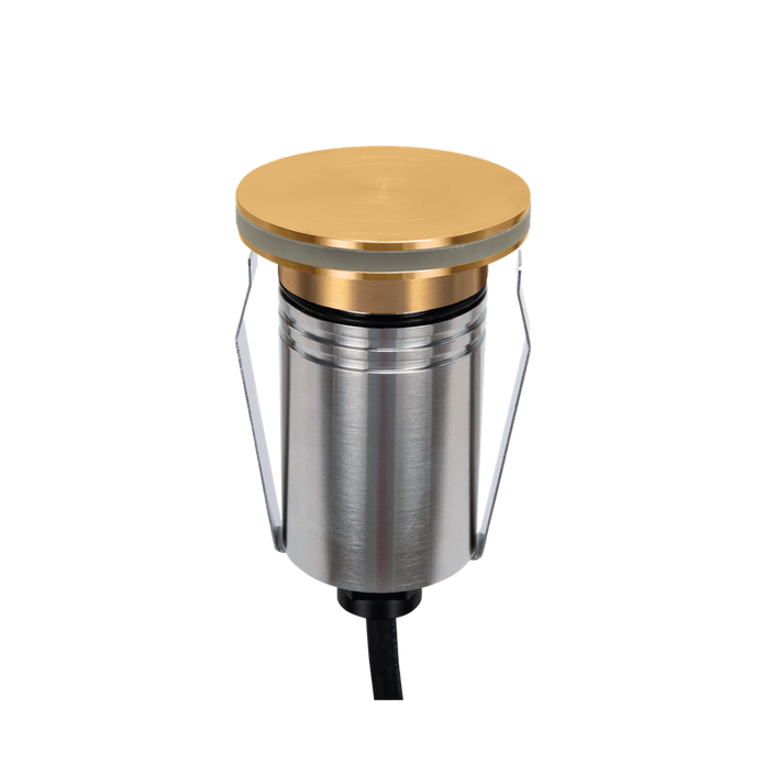 Emit 55mm RGBW  36° Led 12/24V Decklight Brushed Brass