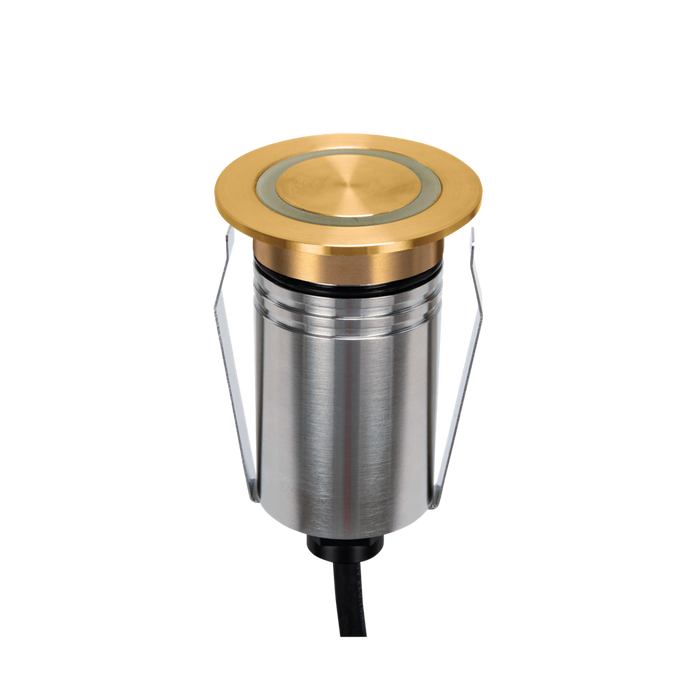 Emit 55mm RGBW  36° Led 12/24V Decklight Brushed Brass