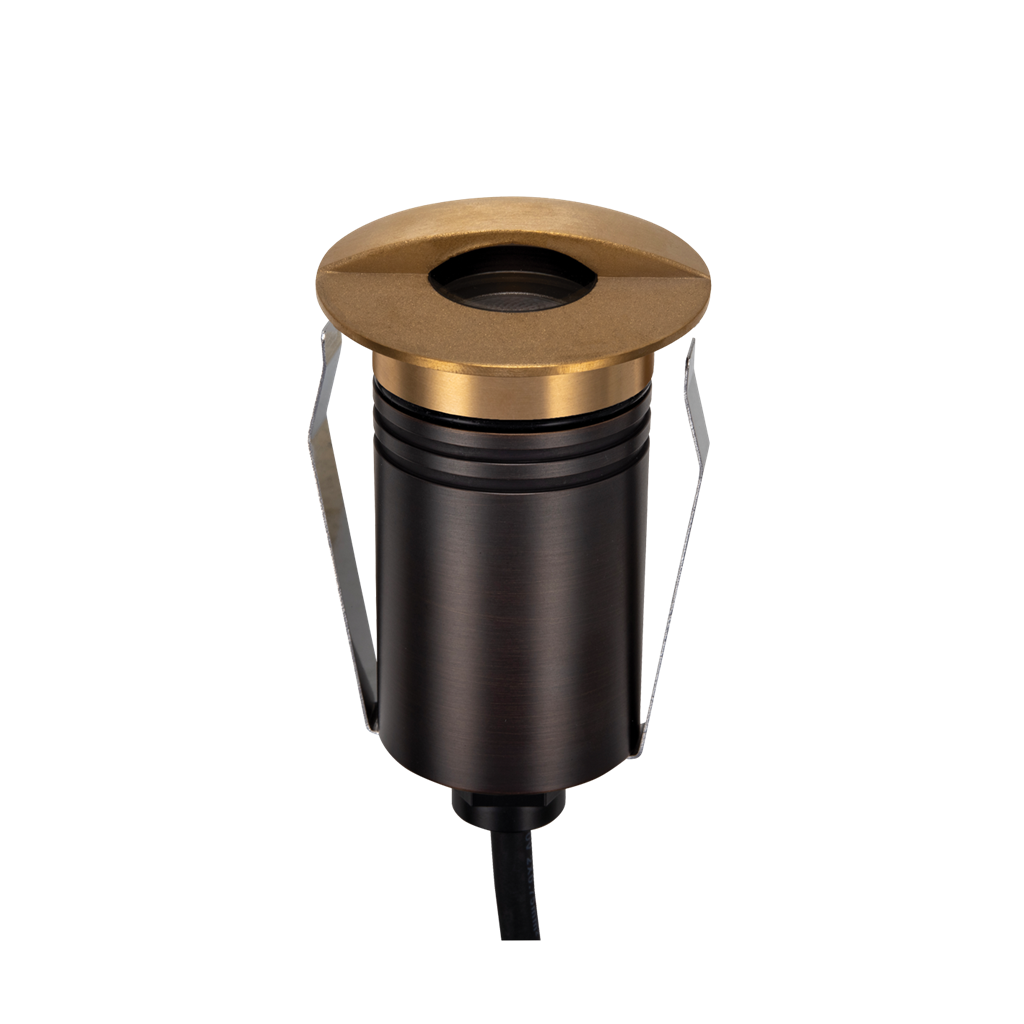 Emit 55mm 2.5W 36° Led Trio 12/24V Decklight Brushed Brass 