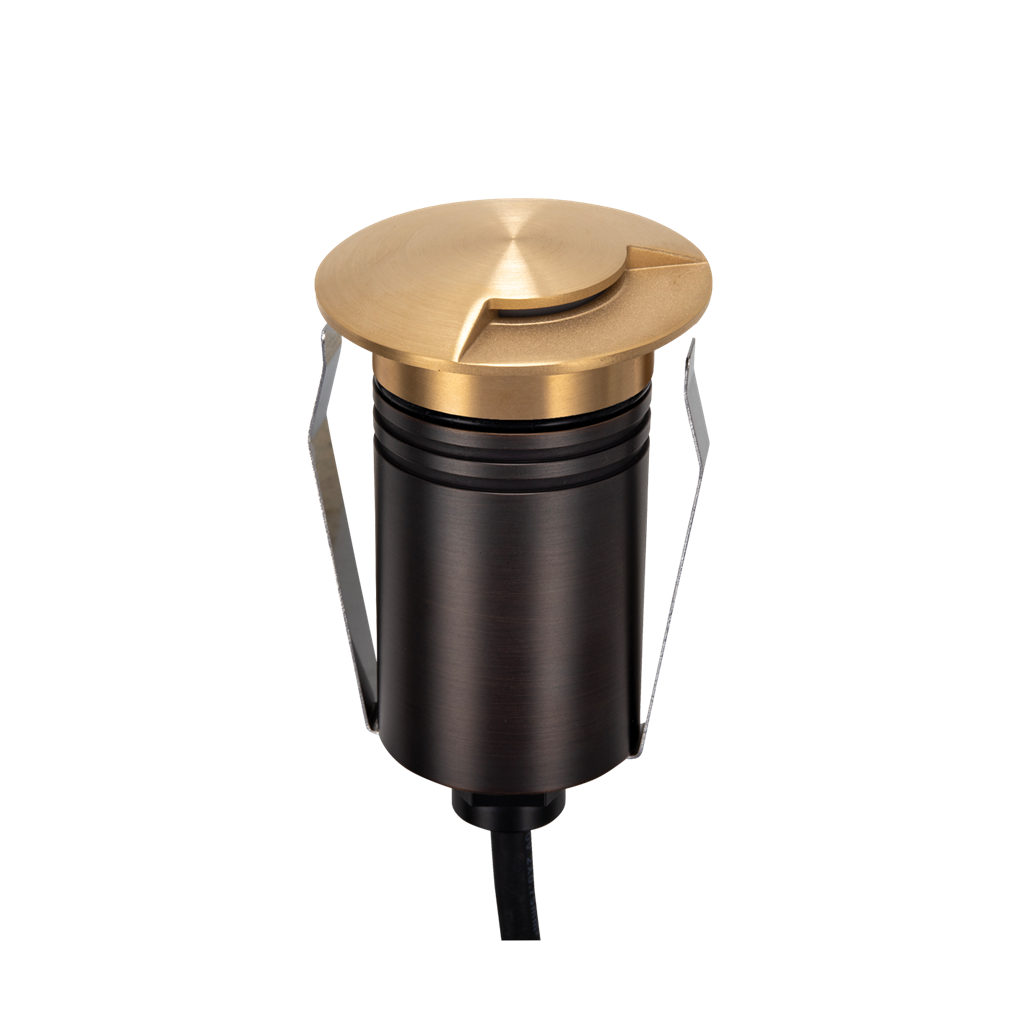 Emit 55mm 2.5W 36° Led Trio 12/24V Decklight Brushed Brass 