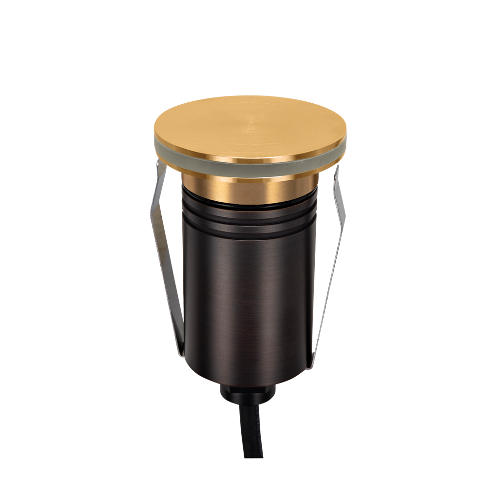 Emit 55mm 2.5W 36° Led Trio 12/24V Decklight Brushed Brass 