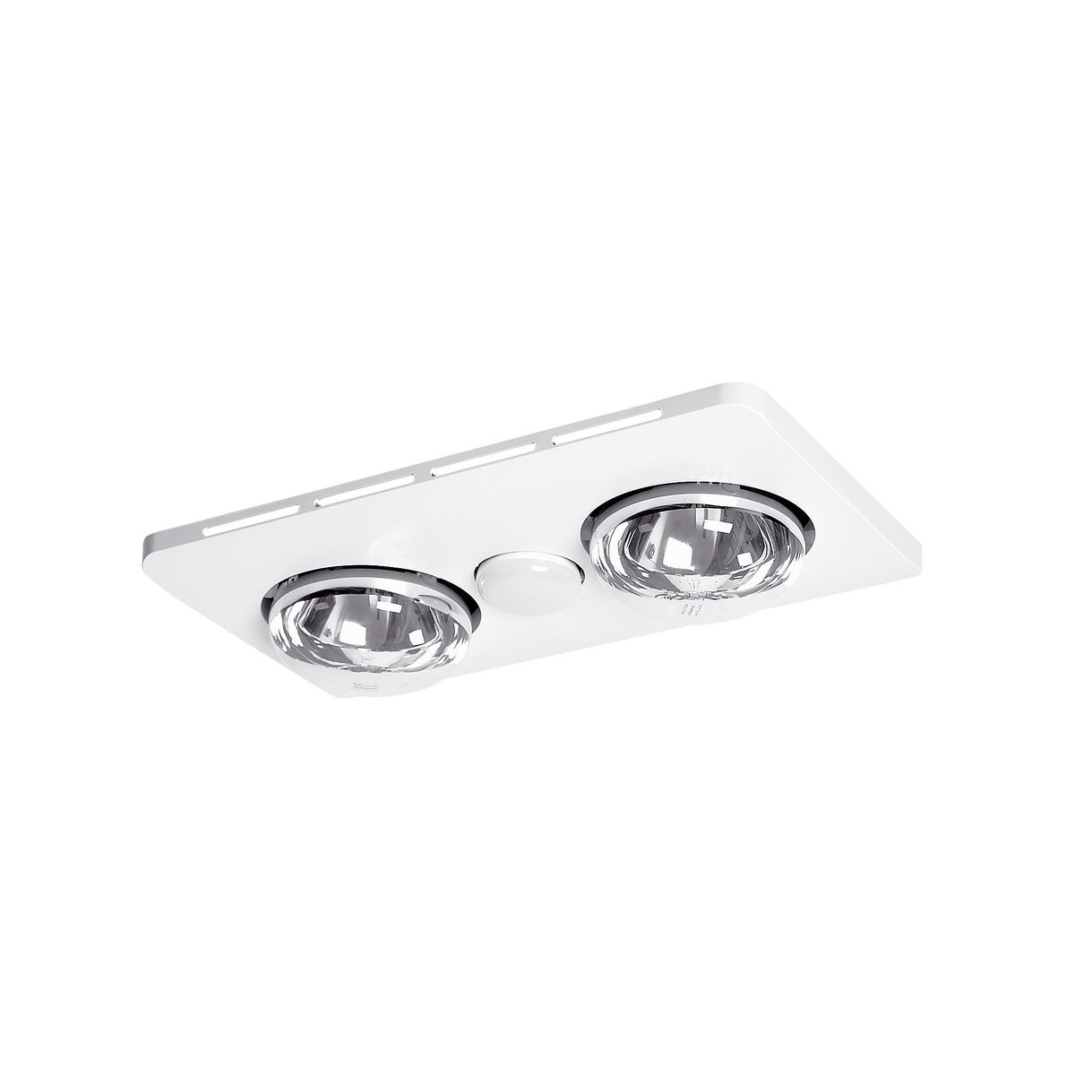 Essence 2  2 Heat 3 in 1 Bathroom Heater Exhaust Fan & 8w R63 4000K LED Light White