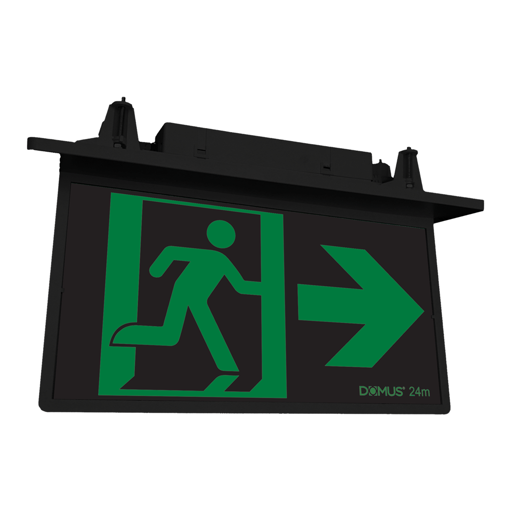 Exit 24M Recessed 2.5W LED Maintained/Non-Maintained
